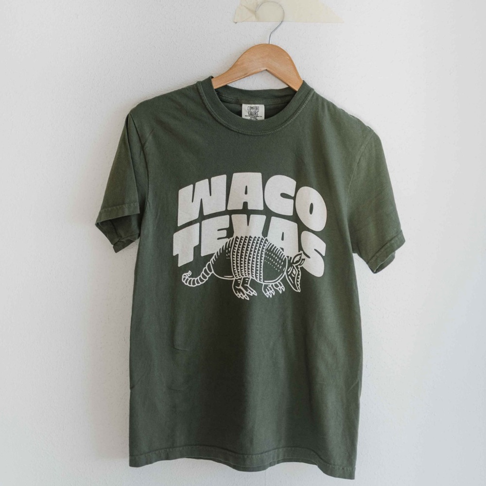 Waco, Texas with an armadillo on front. NWT